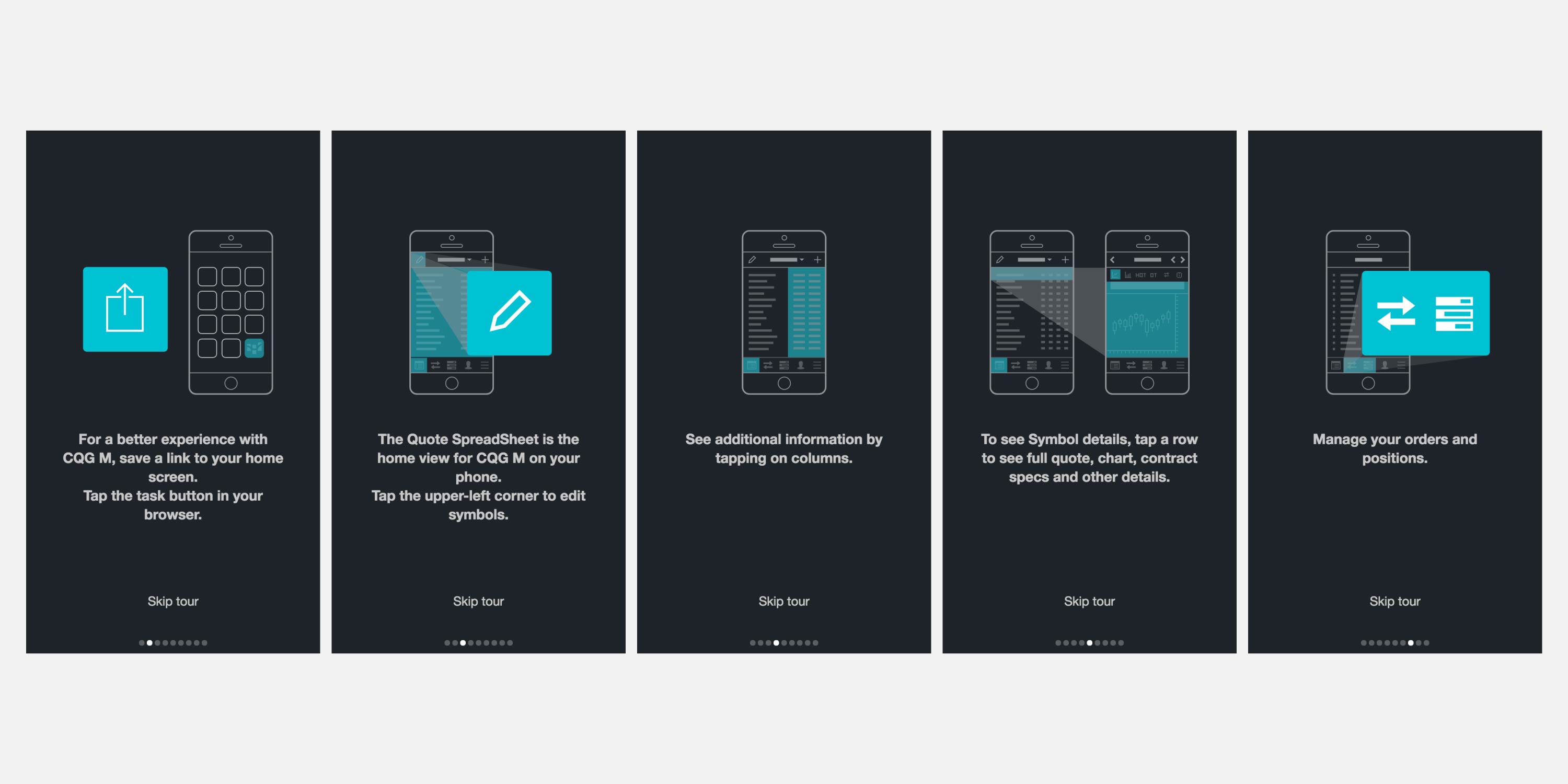 Onboarding tour