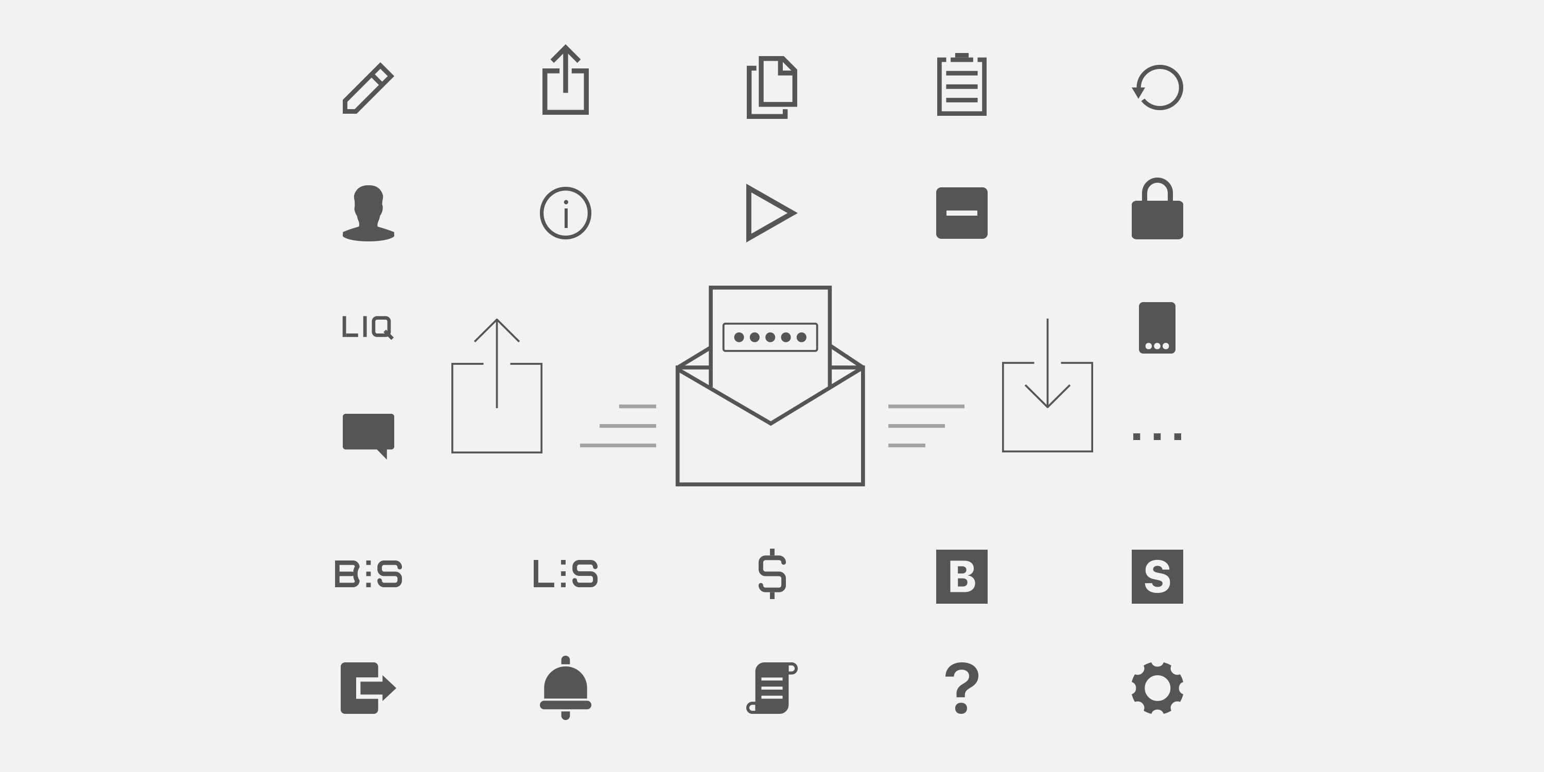 Icons and graphics