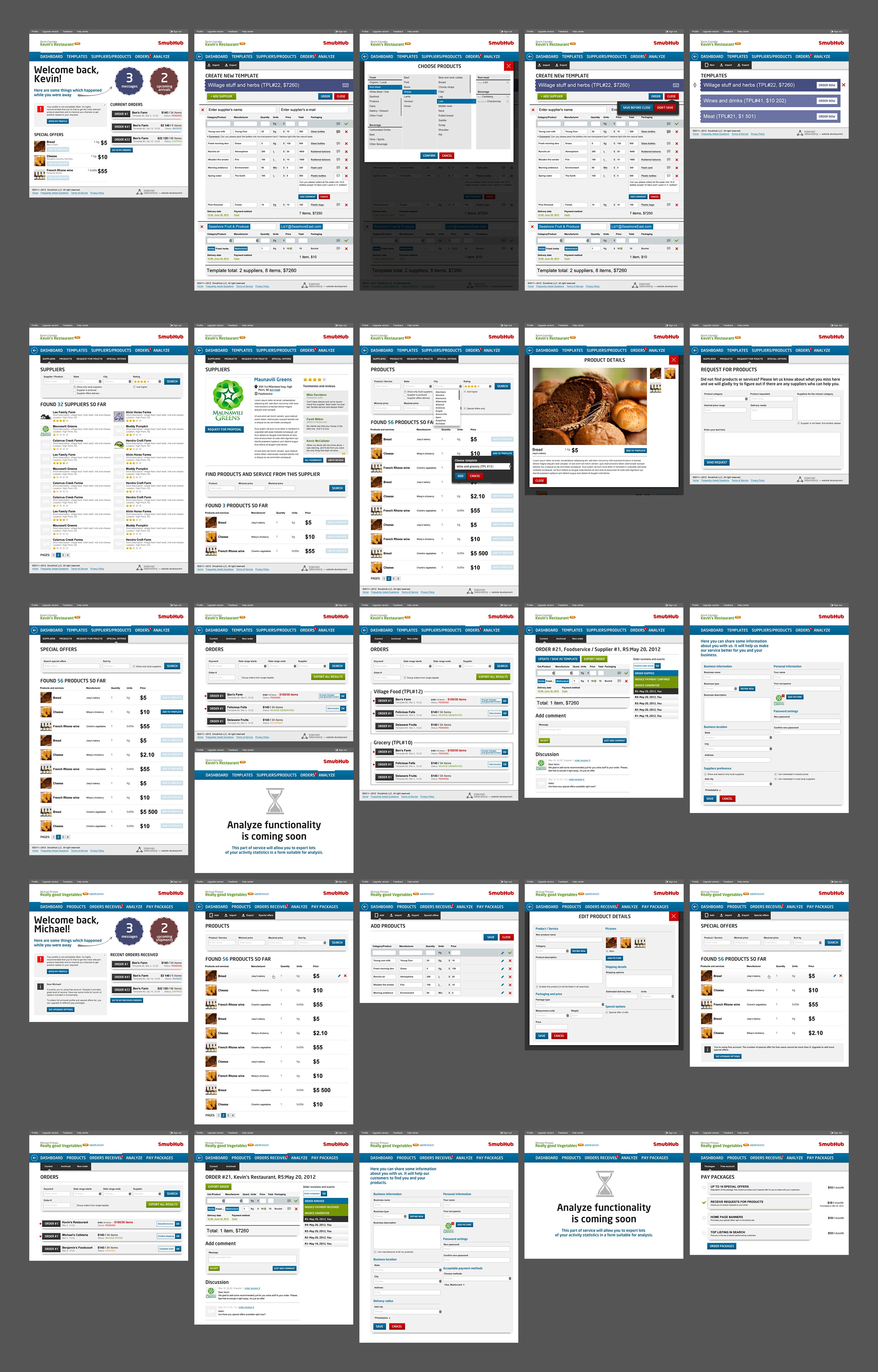 All screens